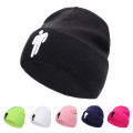 Women Embroidery Bonnet Billie Eilish Merch Beanie Knit Hat Solid Hip-hop Cap Jessica. 