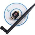 WiFi Adapter N 802.11 b/g/n Wi-Fi Dongle High Gain 300Mbps wireless Antenna wifi for computer. 