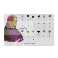 12pcs Swarovski Colourful Pin Shawl Tudung Hijab Pin Jarum Peniti. 