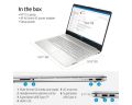 HP 15 DY2091wm - Tiger Lake - 11th Gen Core i3 08GB to 32GB 256GB SSD to 2-TB SSD 15.6" HD 720p Micro-Edge 250nits LED Display W10 (Natural Silver). 