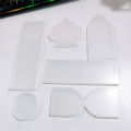 Quicksand mahjong acrylic material flow hemp diy homemade high transparent quicksand stand pendant flow hemp sheet mold. 