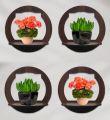 New Decorative Wooden Wall Shelf Candlestick - Wall Décor Ideas - Wooden Wall Shelves | The New Premium Wooden Wall Art Big Size Candlestand I Wall Décor Art for Bedroom I 3D DIY Design Decoration Piece for Home Decor I Wooden Candle Stand. 