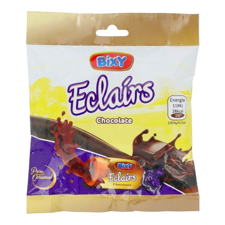 Carrefour Bixy Eclairs Chocolate 90 gr (283570)