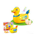 Musical Electric Lay Eggs Duck Toys For Kids and Boys - Battery Operated With Light and Music Sound Toy Vehicles car. 