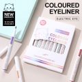 Dragon Ranee Colorful Eyeliner Pencil Kit Matte Waterproof Eyeliner - 10Pcs. 