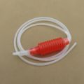 2 Meter Red Syphon Tube Hand Fuel Pump Gasoline Siphon Hose Gas Oil Water Fuel Transfer Siphon Pump for Water Gasoline Home Brew Hose Pipe. 