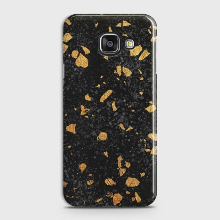 Samsung A5 2016 (A510) Cover - SkinLee HQ Hard Case - Stone Marble Black - SKINLEE-278-1-235-35