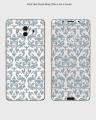 Huawei Mate 10 Phone Skin Front Back And Sides Grey Intricate-1Wall796. 