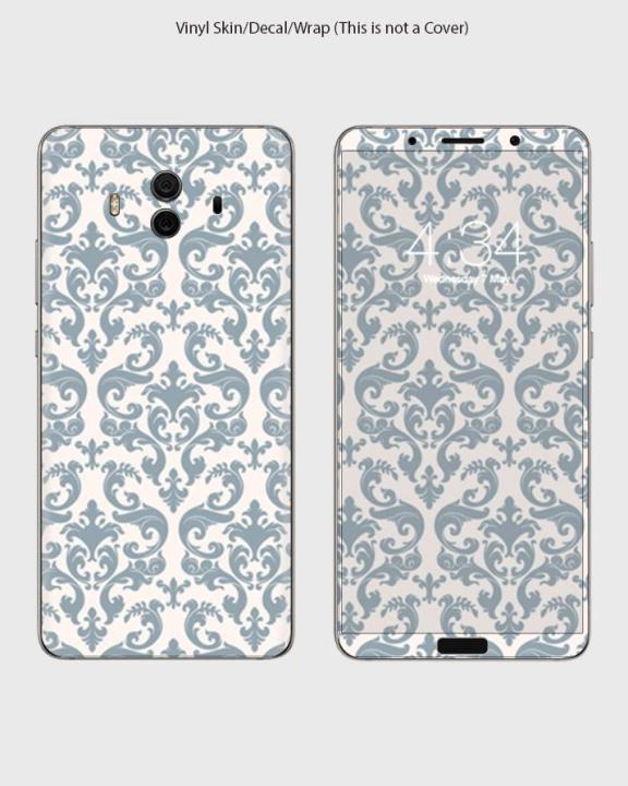 Huawei%20Mate%2010%20Phone%20Skin%20Front%20Back%20And%20Sides%20Grey%20Intricate-1Wall796%20-%20Image%203