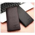 Stylish slim long PU leather wallet for men - Mobile wallet for men. 