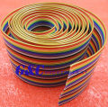 【All Of Me】1M 3.3ft 40 Way Flat Color Rainbow Ribbon IDC Cable Rainbow Cable. 