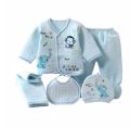 Pack of 5 Newborn Baby Gift Set – Dress Cap Bib Mittens | Baby Essentials Kit | Hot Sale. 