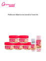 Glamorous Face 6 Steps Mani Pedi Hand & Foot Care Kit, Deep Cleansing & Soothing For Rejuvenated Skin. 