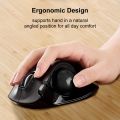 ELECOM EX-G Trackball Mouse, 2.4GHz USB Wireless, Ergonomic Design, Thumb Control, Smooth Roller Ball, Optical Tracking, 6 Programmable Buttons, Tilt Scroll, Computer Mice for Laptop PC, Windows & Mac. 
