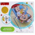 Baby Bouncer Toddler Rocker with Calming Vibration - Blue. 