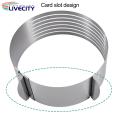 Cake Cutter Ring 7 Layer Adjustable Round Cake Cutter Ring. 