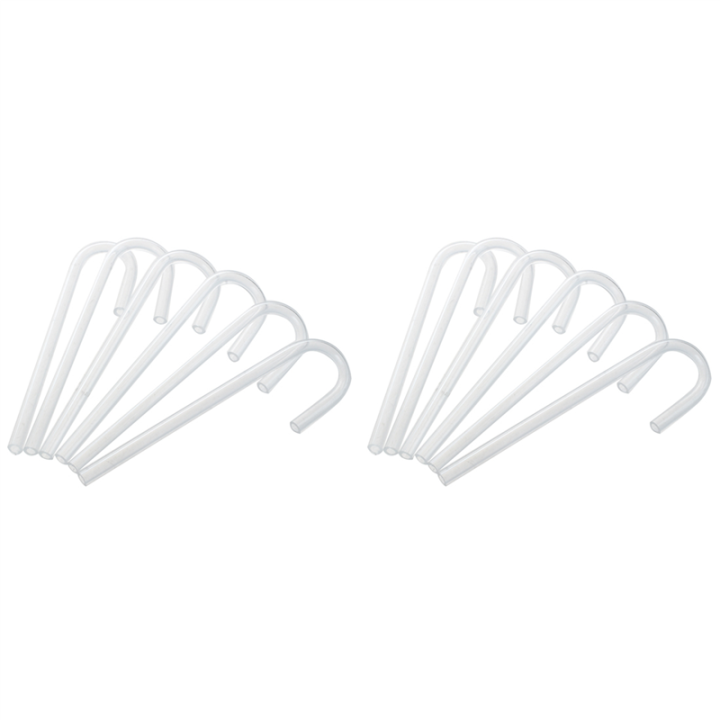 12Pcs Acrylic Pipe U Shape Tube Bend for Aquarium Co2 System/Diffuser