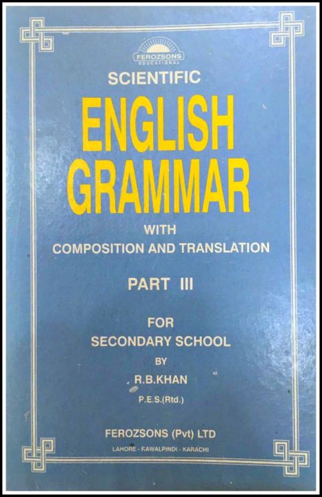 ENGLISH GRAMMAR Scientific Part 3