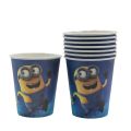 Disposable Glass collection for parties , birthday , school farewell parties / 10 pcs  glass set Party Supplies / Cartoons Character Frozen , Spider man , Minion / PARTY TABLE WARE. 