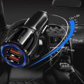 【Mary DAI Store】Fast 3.0 2 USB Car Charger 5V 3.1A Fast Charge Mobile Charge Standard Charging for S7 S6 Note HTC M9 M8 Sony Z4. 