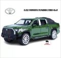 Diecast Toyota Tundra Pickup Truck Double Cabin Vigo Dala Toy Car Scale 1:32 Color May Vary. 