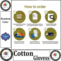 Poly-Cotton Knitted Summer Hand Gloves for Men 1 Pair. 