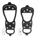 Anti-Slip Ice Cleats Shoe Boot Tread Grips Traction Crampon Chain Spike Snow Walker. 