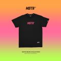 【ETOP】TOP☑❈☾ MSTR co - NEON EMBRO PINK Men and Women Fashion T-shirt. 