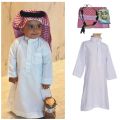 Kids Arabic thobe jhuba premium quality stuff. 