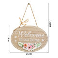 Wall Hanging Decor Handmade Door Decor Welcome Sign Board. 