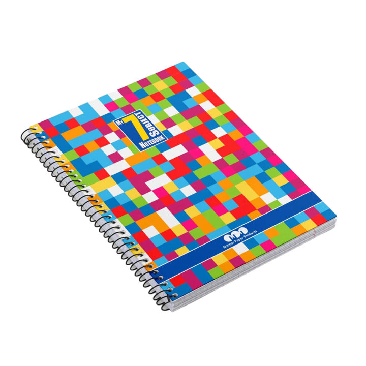 7 Subjects Large Spiral Notebook - Size: 8.5" x 11" - Premium Quality
