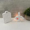 Flexible Candle mold Non-toxic Resilient Silicone Silicone mold Lightweight Plaster mold for Travel Home décor Gifts Aviation enthusiasts Crafting workshops. 