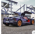 1/24 Pagani Huayra Dinastia Alloy Sports Car Model Diecasts Metal Racing Car Simulation Sound Light Childrens Gift Toy. 