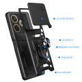Vantime for OPPO A5 Pro 4G 5G Case Hard Sliding Lens Protect Stand Holder Back Cover. 