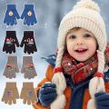 1Pair Cute 7-9 Years Children's Gloves Coldproof Windproof Hand Gloves Cartoon Cartoon Gloves Children. 