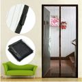 Magic Mesh Deluxe- Hands Free Magnetic Screen Door, Mesh Curtain Keeps Bugs Out, Pet & Kid Friendly- Fits Doors up to 39 x 83 Inches. 