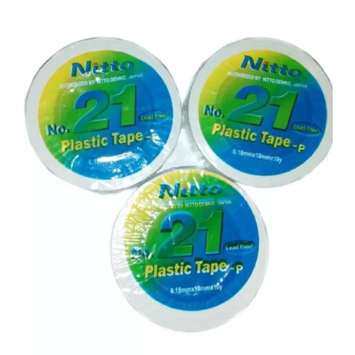 Nitto Plastic tape - pack of 3
