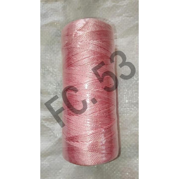 Parashoot Thread Polyester Yarn (Qureshia Thread - 24 No) - Light Pink Parachute Dhaga ...