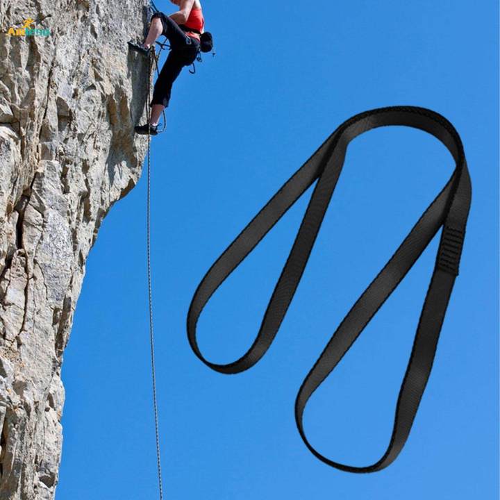 Climbing%20Runner%20Climbing%20Utility%20Cord%20Nylon%20Belt%20for%20Arborist%20Work%20Yoga%2060cm%20Black%20-%20Image%202