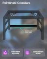 Modern Computer Table Gaming Desk with Shelves (Customised). 