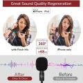 Pixel Lavalier Microphone for iPhone (Apple MFi-Certified) | Lav Mic for iPhone for Vlogging | External Microphone for iPhone Video Recording, Compatible with All Lightning Device (10ft). 