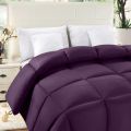 Utopia - Comforter King Queen Twin White All Season Plush Siliconized Fiberfill Duvet Insert Box Stitched. 