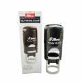 Mini 12mm Self inking Custom Round Rubber Stamp Shiny R512 -Using for paper and card with blue or black ink pad. 