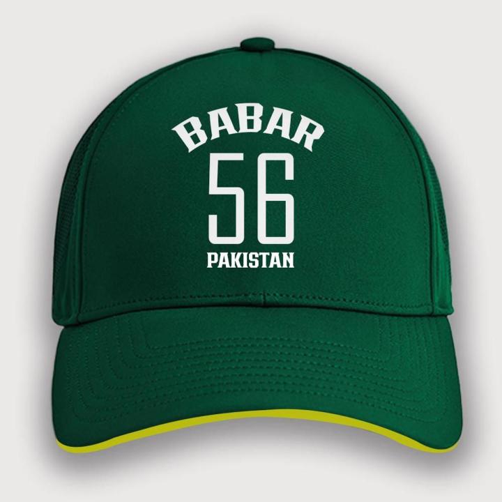 Babar Azam Cap Pakistan Cricketer for Boys and Girls Green Cap Cricket Fan Hat at CustomizeGiftsPK