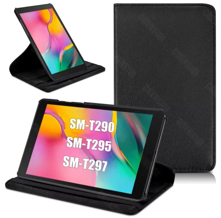 Samsung%20Galaxy%20TAB%20A%208.0%20T295%20T290%202019%20Case%20Flip%20Cover%20360%20Degree%20Rotating%20Full%20Protective%20Cover%20-%20Image%202