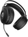 HP - Gaming X1000 Wireless Headphones with USB Dongle, Autonomy up to 20 hours, Virtual Surround 7.1, Padded Earphones and Suspension Headband, Flexible LED Rod Microphone, Red, On-Ear Controls, Black. 