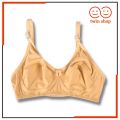 Twin Shop  Soft Lycra Bra for Women Girls| Non Padded Ladies Brazier| Skin Color. 