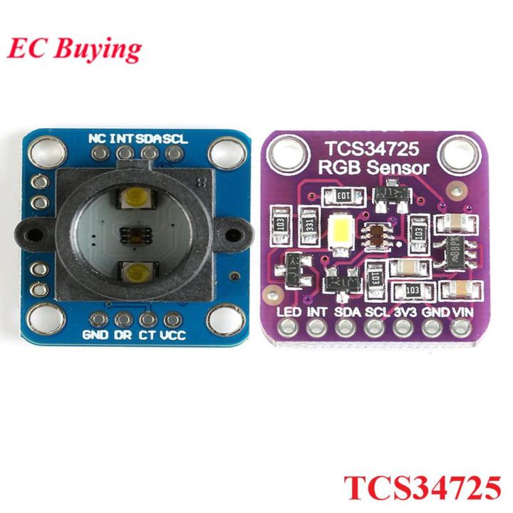 TCS34725 RGB Color Sensor Module IIC I2C Development Board DIY Electronic Board For Arduino Replace TCS230 TCS3200 GY 33