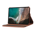 For Apple iPad mini 6 2021/Mini 7 2025 Case 360 Rotating Leather Flip Smart Protective Cover. 