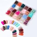 576 pcs box Colorful Fake Nails Acrylic Full Cover Nail. 